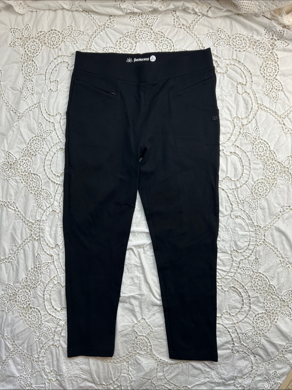 BetaBrand Dress Yoga Pull On Pant Large Petite